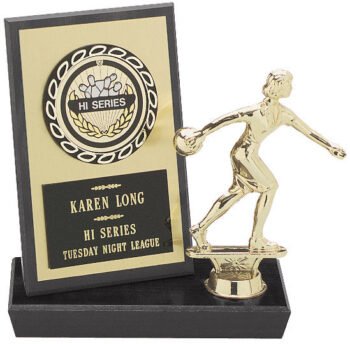 Elegant Matte Black Billboard Award