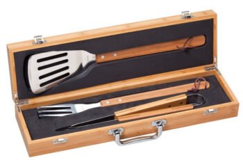BBQ Gift Set Bamboo Case