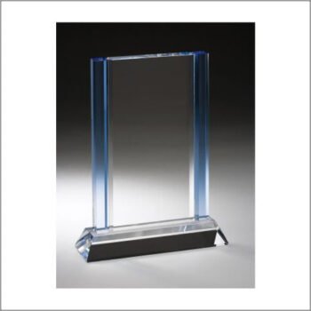 Rectangle With Blue Columns