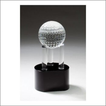 Golf Ball On 3 Pillars