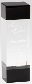 Clear and Black Crystal