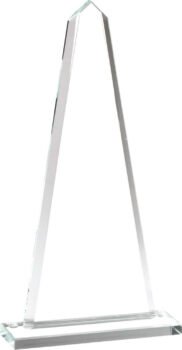 Clear Glass Pyramid Award