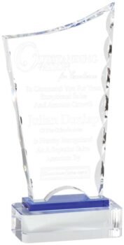 Elegant Crystal  Award on Crystal Base