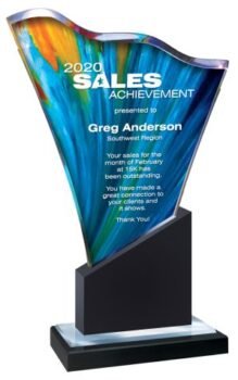 Artistic Wave Acrylic Award