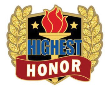 Highest Honor Pin