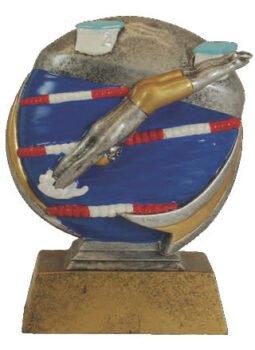 Extreme Resin Full Color Award - Swimming Male
