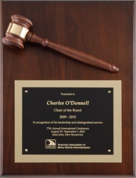 Deluxe Gavel Plaques