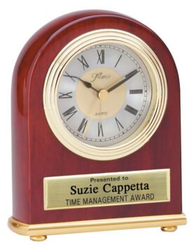 Small Domed Clock - Rosewood