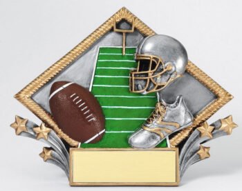 Resin Diamond Plate -Football