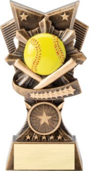 Resin Full Color Award - Softball