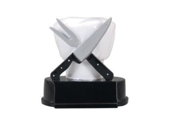 Resin Figure - Chef Hat and Knives