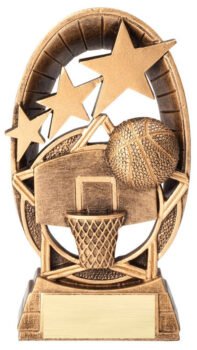 Radiant Series Resin Trophy -Basketball