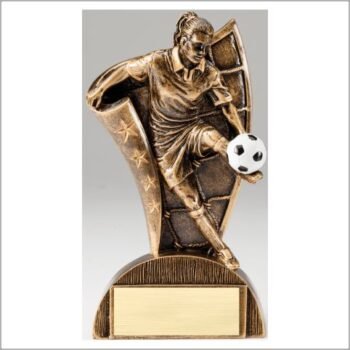 USA Flag Series Resin Trophy -Soccer Female