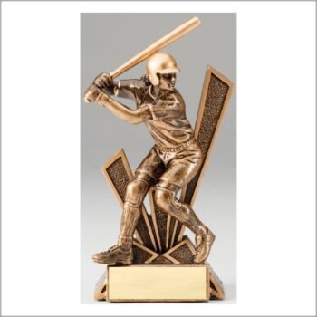 Checkmate Series Sculpted Antique Gold Resin Trophy -Softball Female
