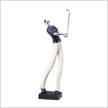 Golfer, Male Silver Metallic Award