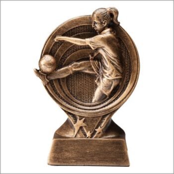 Soccer  Resin Trophy, Female