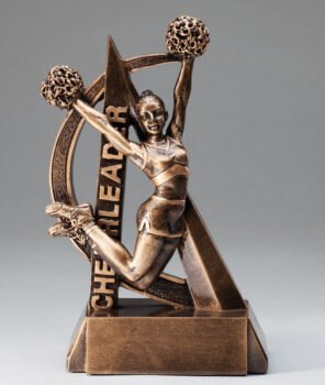 Ultra Action Resin Trophy -Cheerleading
