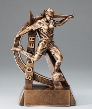 Ultra Action Resin Trophy -Soccer Female