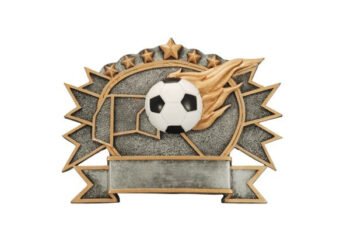 Resin Plate - Soccer