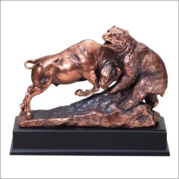 Resin Bear And Bull