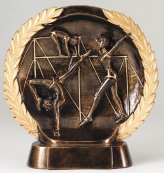 Resin Plate -Gymnastics Female