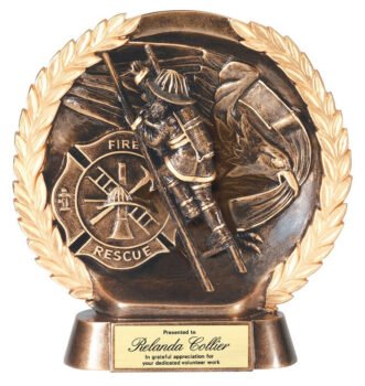 Resin Plate -Fireman