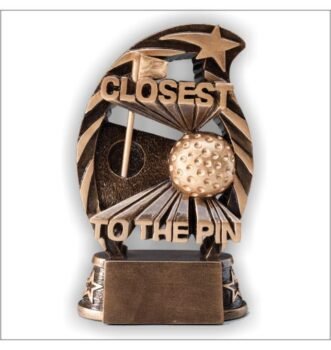 Golf Closest to the Pin Resin Trophy