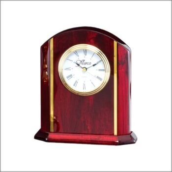 Desk Clock With Plate