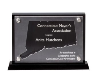 State Acrylic Award - Connecticut