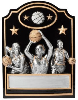 Trio II Resin Award - Basketball Female